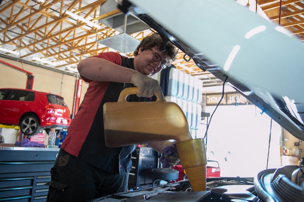 Oil Change at Network Automotive